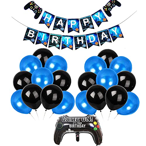 Globos Decoraciones Fiestas Videojuego Cumpleaños Globos Decoraciones Gaming Cumpleaños Aluminio Globos Decoraciones Videojuegos Gaming Pancarta Decoraciones