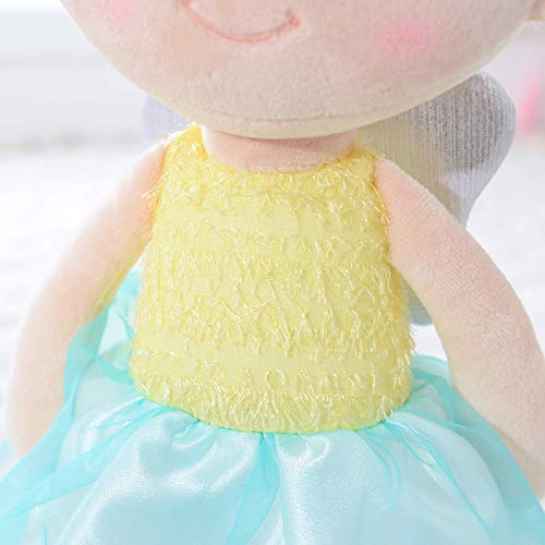 Gloveleya Muñeca de Peluche muñeco de Peluche Regalo de niña Suave y Seguro para Jugar 40CM- Serie de muñecas ángel Amarillo