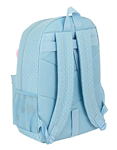 Glowlab Mochila Safta Escolar Star, 300x140x460 mm, Azul Claro