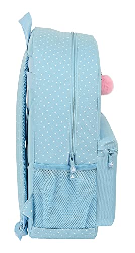 Glowlab Mochila Safta Escolar Star, 300x140x460 mm, Azul Claro