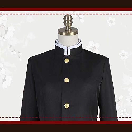 Godmoy Toilet Bound Hanako Kun Costume Jibaku Shounen Hanako San Uniforme Escolar Traje de Halloween Cosplay con Sombrero y Capa para Hombres y Mujeres