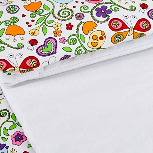 Goki - Juego de Ropa de Cama para muñecas, diseño de Flores