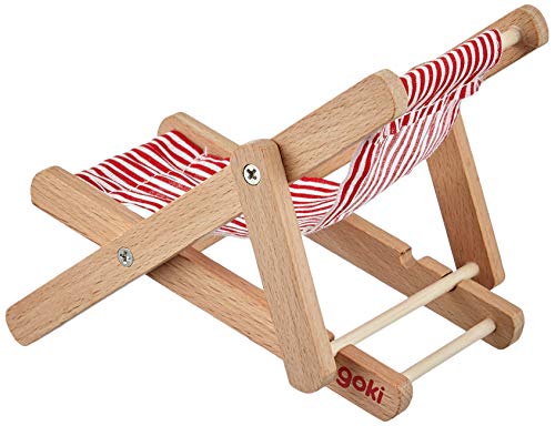 Goki RA808 Accesorio para muñecas Trona de Juguete - Accesorios para muñecas (Trona de Juguete, 3 año(s), Rojo, Blanco, Madera, Madera, CE, 135 mm)