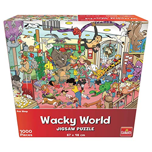 Goliath- Puzzle Tienda de Mascotas Wacky World, Multicolor (918557006)