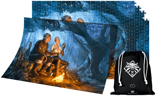 Good Loot The Witcher: Journey of Ciri | Puzzle 1000 Piezas | Incluye póster y Bolsa | 68 x 48 | Videojuego | Rompecabezas para Adultos y Adolescentes | para Navidad y Regalos | Decoración