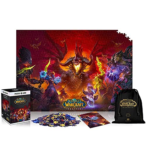 Good Loot World of Warcraft Classic: Onyxia | Puzzle 1000 Piezas | Incluye póster y Bolsa | 68 x 48 | Videojuego | Rompecabezas para Adultos y Adolescentes | para Navidad y Regalos | Decoración