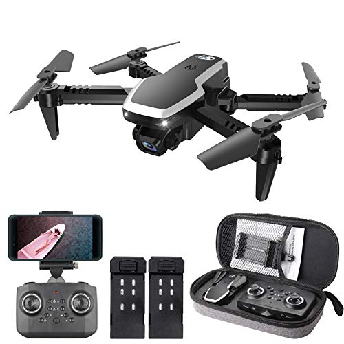 GoolRC CSJ S171 Pro RC Drone con cámara Mini Drone Quadcopter Plegable para niños con función Trayectoria Vuelo Modo sin Cabeza Vuelo 3D Auto Hover One Key Despegue Aterrizaje Devolución de una tecla