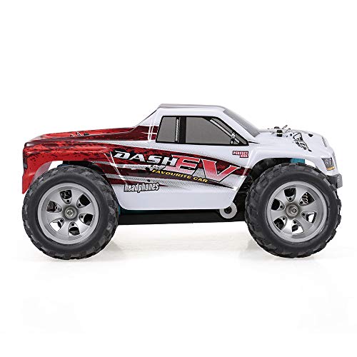 Goolsky WLtoys Coche A979-B 2.4G 1/18 Escala 4WD 70KM / h Alta velocidad RTR Monster Truck RC Car