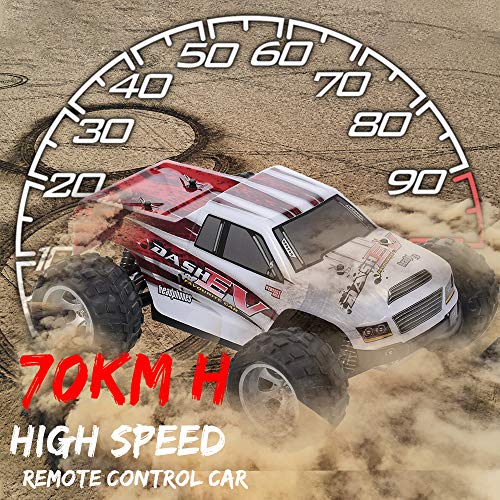 Goolsky WLtoys Coche A979-B 2.4G 1/18 Escala 4WD 70KM / h Alta velocidad RTR Monster Truck RC Car