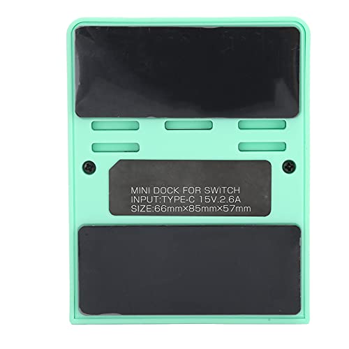 Goshyda Base de Consola de Juegos, Consola de Juegos portátil Fan Consola de Juegos Base Soporte Soporte Convertidor de Video para Switch Lite