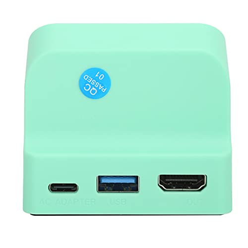 Goshyda Base de Consola de Juegos, Consola de Juegos portátil Fan Consola de Juegos Base Soporte Soporte Convertidor de Video para Switch Lite