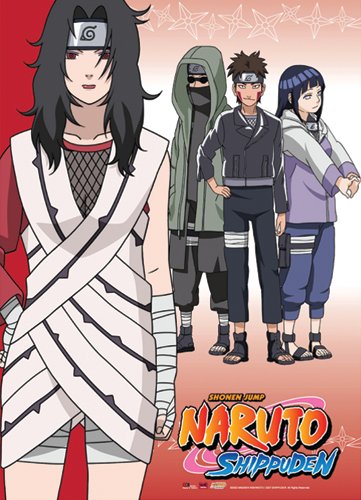 Great Eastern Entertainment Naruto Shippuden Team Kurenai Pergamino de pared, 33 x 44 pulgadas