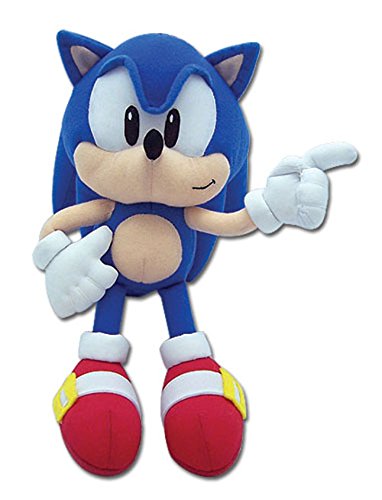 Great Eastern GE Animation - Muñeco de Peluche de Sonic el Erizo