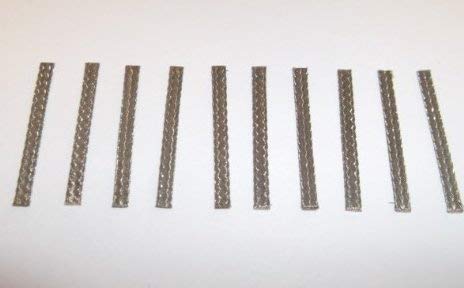 Greenhills Scalextric & Slot Car Standard Tinned Copper Pick Up Braids / Brushes x 10 - New - G2143