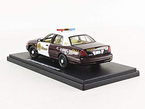 Greenlight - Coche en Miniatura de colección, 86525, Negro y Blanco