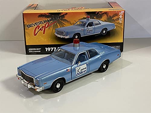 Greenlight Collectibles Beverly Hills Cop Diecast Model 1/24 1977 Plymouth Fury Detroit Police