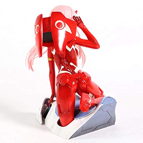 GSDGSD En el Traje de Batalla FRANXX Zero Two Ver. Figura a Escala 1/7 muñeca de Juguete Modelo de PVC 14,5 cm