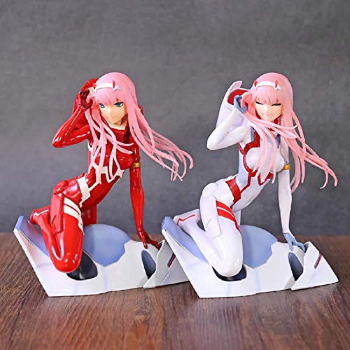 GSDGSD En el Traje de Batalla FRANXX Zero Two Ver. Figura a Escala 1/7 muñeca de Juguete Modelo de PVC 14,5 cm