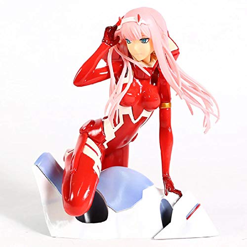 GSDGSD En el Traje de Batalla FRANXX Zero Two Ver. Figura a Escala 1/7 muñeca de Juguete Modelo de PVC 14,5 cm