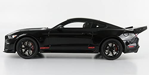 GT Spirit para Acme US047 Ford Mustang Shelby GT500 Concept Drag Snake Negro con rayas negras mate con gráficos 1/18 modelo coche