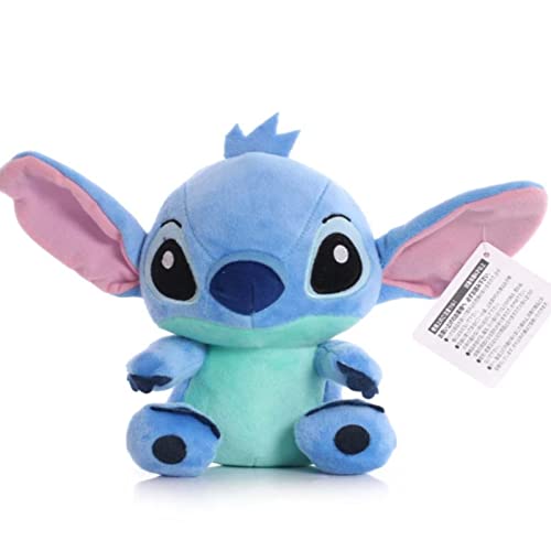 Gtrjin 2 uds Lilo & Stitch Modelos de Pareja de Dibujos Animados muñecos de Peluche de 20 cm Anime Juguetes de Peluche para bebés Juguetes Colgantes niña niños Regalo de cumpleaños