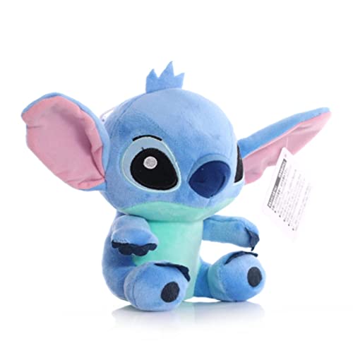 Gtrjin 2 uds Lilo & Stitch Modelos de Pareja de Dibujos Animados muñecos de Peluche de 20 cm Anime Juguetes de Peluche para bebés Juguetes Colgantes niña niños Regalo de cumpleaños