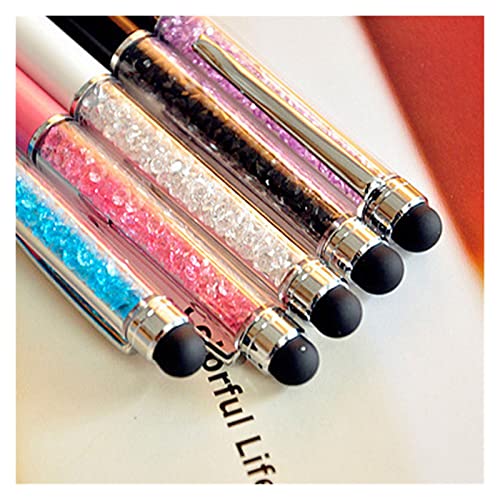 Guanwen 12 PCS/Lot Cristal Cristal Pen BOLLES DE BALLOPON DE Diamante PETERÍA PAPELÍDO BOLOZO PLAZÓN Toque Tock Pen Billa AFELADO MULCIO MULCIO