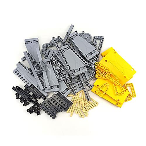 GUDA Juego de 121 piezas de repuesto para placas, pernos y piedras con agujeros, compatible con Lego Technic Partnic