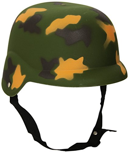 Guirca - Casco de camuflaje para disfraz, color verde militar, único, 13982