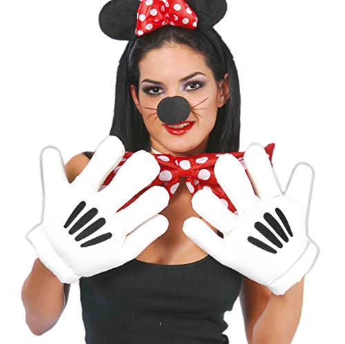 Guirca Fiestas GUI16579 - Guantes de manos de Mickey con dibujos animados, talla única