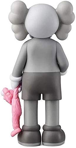 Gwgbxx KAWS 28CM BFF MOMA MOMA Pink Version Original Fake Fake Modelo DE LOS Toys Figura DE ACCIÓN Coleccionable para EL Regalo DE VALENTÍN