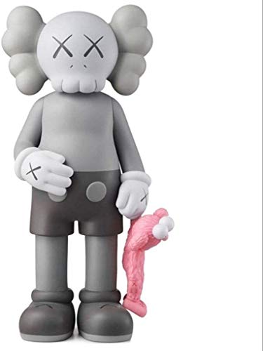 Gwgbxx KAWS 28CM BFF MOMA MOMA Pink Version Original Fake Fake Modelo DE LOS Toys Figura DE ACCIÓN Coleccionable para EL Regalo DE VALENTÍN