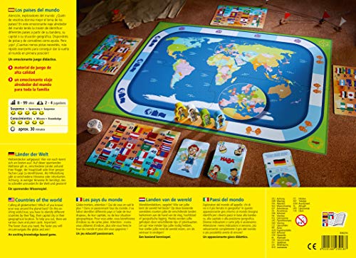 Haba- Juego de mesa, Los Países del Mundo, Multicolor (Habermass H304216)