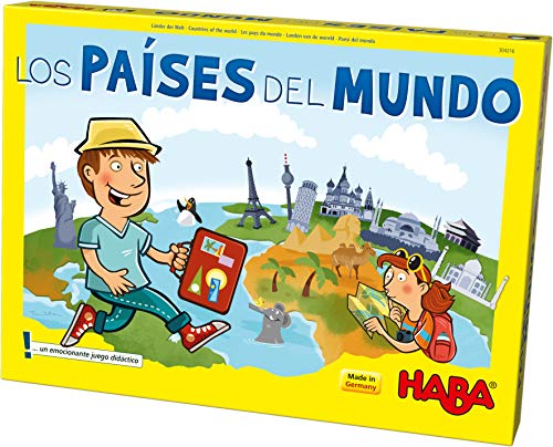 Haba- Juego de mesa, Los Países del Mundo, Multicolor (Habermass H304216)