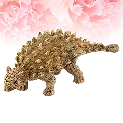 Hailiang Dinosaurio Figura Modelos Ankylosaurus Dinosaurio Figura de acción Jurassic World Park Juguete Ciencias Educativos Juguete Educativo para niños Fiesta (Color : Yellow)