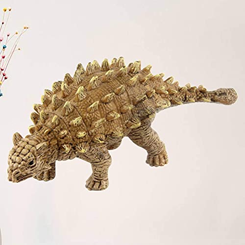 Hailiang Dinosaurio Figura Modelos Ankylosaurus Dinosaurio Figura de acción Jurassic World Park Juguete Ciencias Educativos Juguete Educativo para niños Fiesta (Color : Yellow)