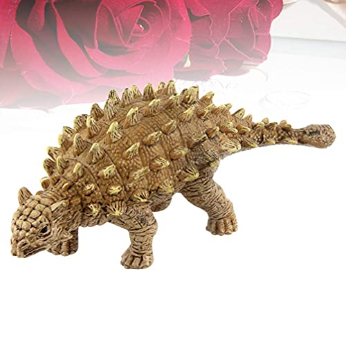 Hailiang Dinosaurio Figura Modelos Ankylosaurus Dinosaurio Figura de acción Jurassic World Park Juguete Ciencias Educativos Juguete Educativo para niños Fiesta (Color : Yellow)