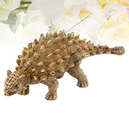 Hailiang Dinosaurio Figura Modelos Ankylosaurus Dinosaurio Figura de acción Jurassic World Park Juguete Ciencias Educativos Juguete Educativo para niños Fiesta (Color : Yellow)