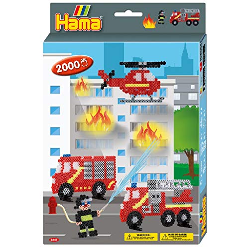 Hama 10.3441 Caja colgante de bomberos, multicolor, talla única