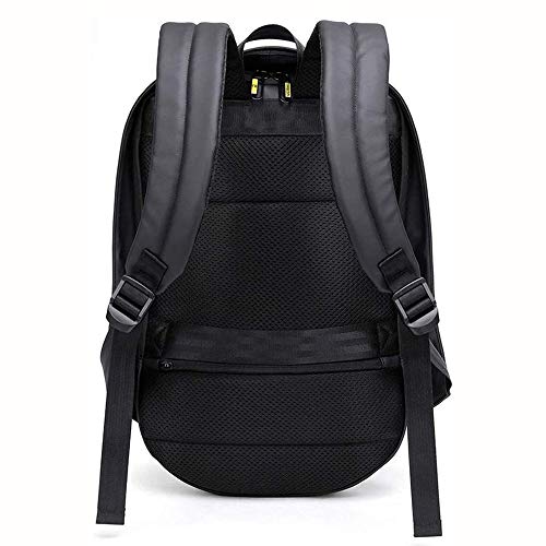 Hanpiyig Rucksack Laptop, Bolso de Escuela al Aire expectante Casual Bolsa de Estudiantes Adolescente, Diario de Negocios Mochila for portátil con Puerto de Carga USB, 15. 6 Pulgadas Ordenador Mochil