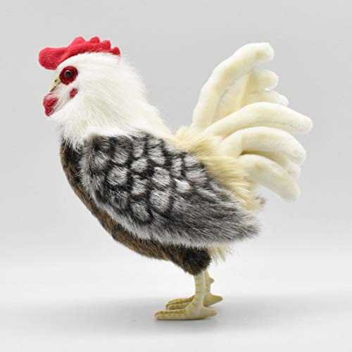 Hansa Bantam Rooster - Peluche (28 cm), Color marrón