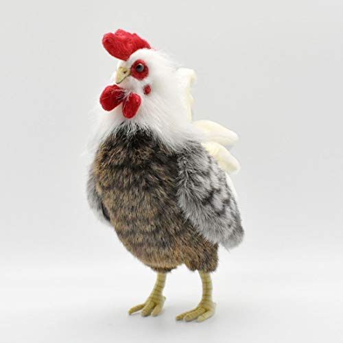 Hansa Bantam Rooster - Peluche (28 cm), Color marrón