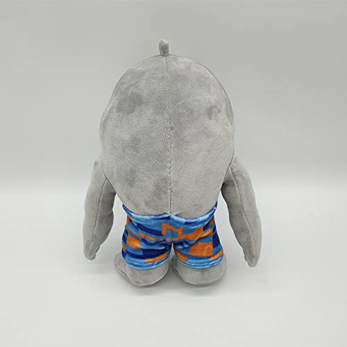 Hao-zhuokun Juguete de Peluche Rey tiburón Suicide Squad Standing Brave and Cute Shark King Muñeco de Peluche Suave Relleno,Regalo Ideal para Fans y niños