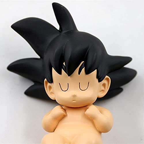 HAOBU 8,5 cm Anime Dragon Ball Bebé Son Goku Figura Juguete de Modelos coleccionables para niños Regalos de cumpleaños