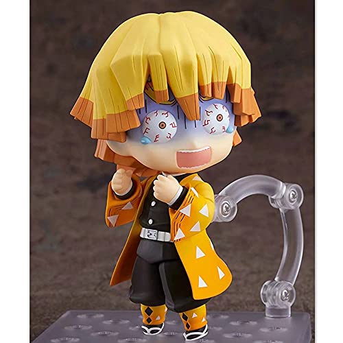 HAOBU Figura Anime Demon Slayer Agatsuma Zenitsu Figura de Modelo de Juguete Zenitsu muñecas Lindas 10cm