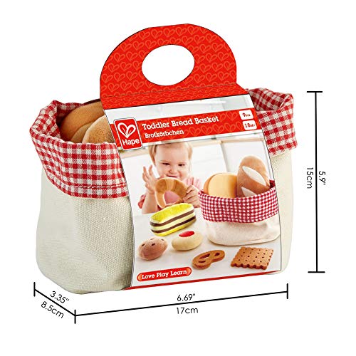 Hape- Brotkörbchen Accesorio para Cocina Infantil y Tienda de Compras, a Partir de 18 Meses (6943478029156)