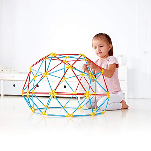 Hape International-E5564 Flexistick Estructuras Geodésicas, Multicolor (E5564)