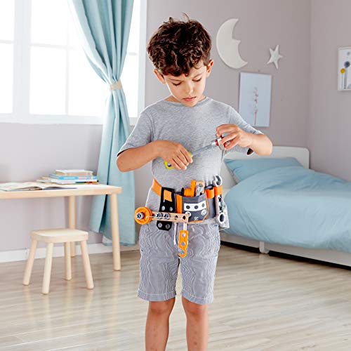 Hape Scientific Tool Build on The Belt-Includes 3 Experiments Herramientas científicas Junior Inventor – Construido en el cinturón – Incluye 3 experimentos (E3035)