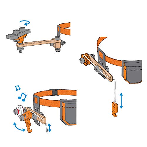 Hape Scientific Tool Build on The Belt-Includes 3 Experiments Herramientas científicas Junior Inventor – Construido en el cinturón – Incluye 3 experimentos (E3035)