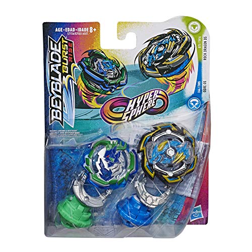 Hasbro Beyblade Burst Rise Hypersphere Dual Pack Rock Dragon D5 and Ogre O5